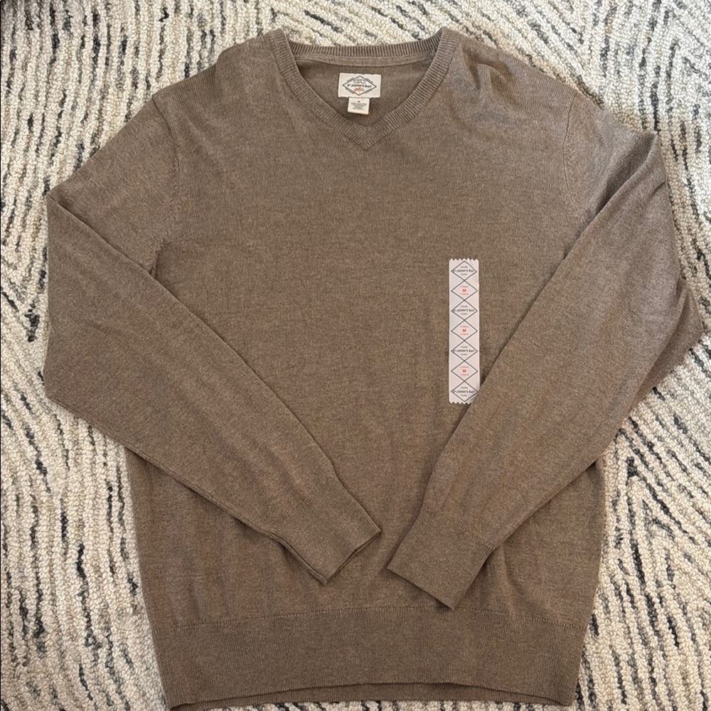 St. John's Bay Brown V-Neck Sweater